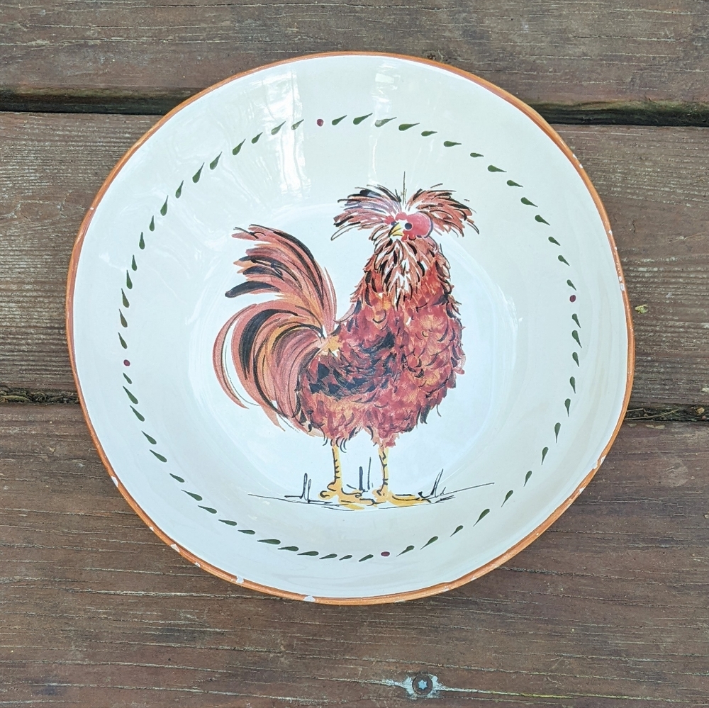 Cute vintage chicken bowl